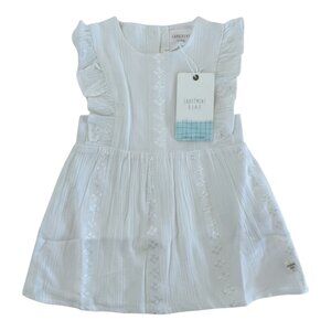 CARREMENT BEAU - EMBROIDERED DRESS - COTTON/VISCOSE - 6M - NWT